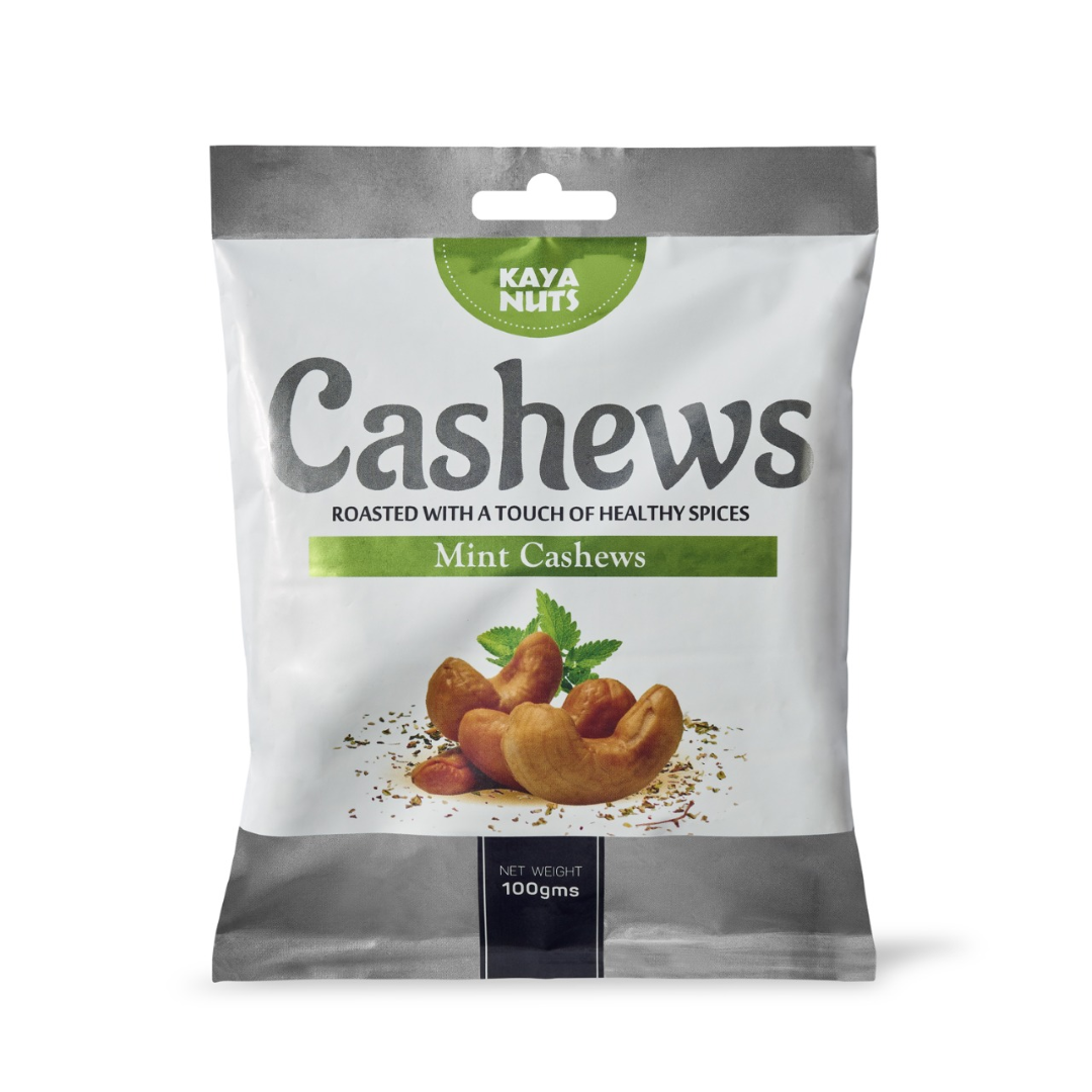 KAYA MINT SPICED CASHEWS 100G